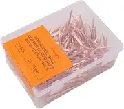 EMUKOEP 250Pcs Horseshoe Nails Copper Plated Rustproof Equestrian Riding Equipment Pet Supplies (51mm E5)