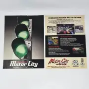Motor City Online PC Rubber Meets the Web Print Ad/Poster Promo Art