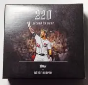 2018 TOPPS X BRYCE HARPER 220 BASEBALL CARD SET - NON-AUTO