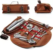 Travel Bartender Kit | Professional 24-Pieces Complete Cocktail Set with Stylish