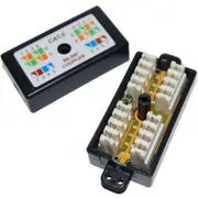 Dynamix A-PD-C6 Cat6 Inline Coupler - Punch Down - Black Colour [A-PD-C6]