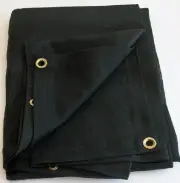 20' x 22' Black Mesh Screen Shade Tarp Canopy Patio Nurseries Garden Pets