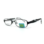 Zack & Zoe MBZ 411 COL 90 Black Rectangular Full Rim Eyeglasses 47[]16 125 mm
