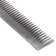 Pocket Beard Comb Zinc Alloy Skull Pattern Hair Styling Mustache Shaping Oil DSO