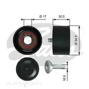 Gates Idler Pulley - 36375