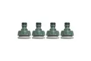 4x Hills Universal 3 4"-1" Garden Hose Tap Water Quick Connection Fitting 12mm
