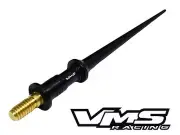 BLACK UNIVERSAL BILLET LIGHT SABER SHORT SCREW IN ANTENNA 4" FOR NISSAN (for: Nissan)