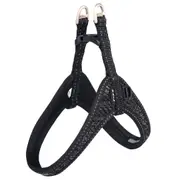 Rogz Fast-Fit Reflective Dog Safety Harness Black - 7 Sizes