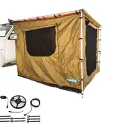 Adventure Kings Side Awning Tent 2x2.5m + Illuminator 4m MAX LED Strip Light
