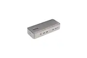 StarTech.com Dual-Laptop USB-C KVM Docking Station, Dual Monitor 4K 60Hz DisplayPort KVM Dock, 5x USB Hub, GbE, 90W/45W PD, Wind