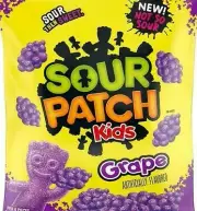 Sour Patch Kids ALL GRAPE FLAVOR Chewy Candy--Sour then Sweet! {50 PIECES}