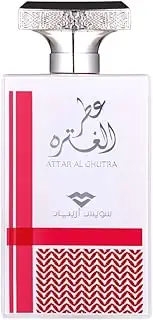 Attar Al Ghutra for Men 100mL | Eau De Parfum Oud for Men with Tuscan Leather/Suede, Sandalwood, Patchouli, Amber and Agarwood | by perfume artisan Swiss Arabian Oudh Perfume | Spray Cologne Fragrance