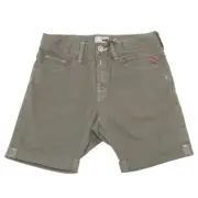6939S bermuda bimbo REPLAY GREEN verde militare pantalone corto short kid