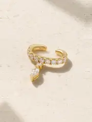 [Anita Ko] Anita Ko - Daphne 18-karat Gold Diamond Ear Cuff - One size One size Gold