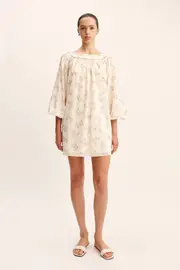ELODIE DRESS - BLUE BLOOMS
