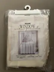 Vintage Sears Window Viewpoints Alexandra One Tailored Swag~60x30”