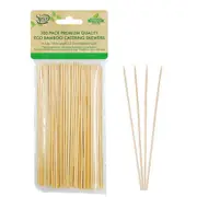 1000 x Bamboo Skewers Catering 15cm Wooden Sticks Meat BBQ Grill Party Kebab