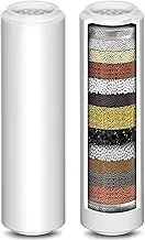 Tamefox 2 Pack Shower Filter Cartridge, 15 Stage Replacement Shower Filter for Hard Water, High Output, Remove Chlorine Heavy Metals and Sediments, Only Fit for Tamefox Filtered Shower Head