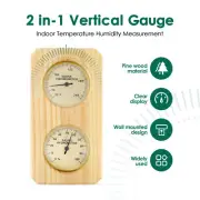 Sauna Thermometer and Hygrometer Accurate Sauna Humidity Gauge Wall Mount qiGnL
