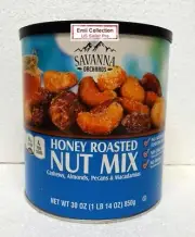 Savanna Orchards Honey Roasted Nut Mix Cashews, Almonds & Macadamias Bundle