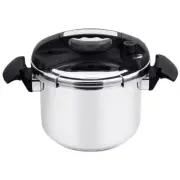 Turbo 8 Qt. Stove Top Pressure Cooker Induction Compatible with Easy-Lock Lid