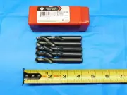 5 PCS NEW CLEVELAND / PTD 13/32" DIA HSS TWIST DRILL BITS C70273 .4062 OXIDE