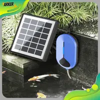 在飛比找蝦皮商城精選優惠-Areker 太陽能池塘增氧機太陽能和 USB 供電的泳池魚