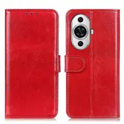 For Huawei nova 11 Flip Wallet Case Crazy Horse Texture PU Leather Stand Phone Cover