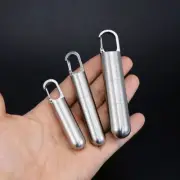 EDC Outdoor Multilayer Waterproof Box Pill Case Key Chain Capsule Seal Container