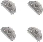 [DEARMAMY] 4pcs Pearl Beret French Style Beret Hat Plastic Light Grey