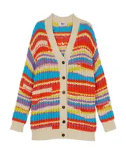 AGLIA knitted cardigan S Multicolor