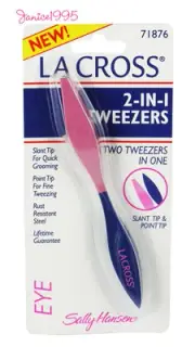 SALLY HANSEN Slant & Point Tip La Cross 2-in-1 TWEEZERS #71876