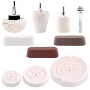 10Pcs Polishing Pad Buffing Wheel Kit Includes Polishing Wheels, Polishing Co...