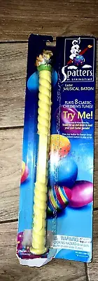 VTG SPATTERS SPRINGTIME EASTER MUSICAL BATON 8 TUNES NEW SEE DETAILS 1996 bbos