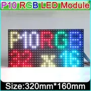 P10 LED Panel Full Color Display Module SMD 3IN1 RGB Indoor Matrix HUB75 1/8Scan