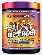 Faction Labs Disorder 50 Serves Sunburnt Country Flavour (Strawberry Mango)