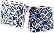 [DYCJLL] Tie bar Men's Shirt Cufflinks and Tie Clip Set with Box Pattern Cuff Link Tie Pins Wedding (Color : 2)