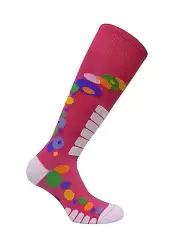 Women's Ski Snowboard Winter Snow Socks-Pair Fuchsia/Pink Medium 8-10