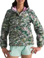 The North Face Girls' Antora Rain Jacket Size L (12) Mineral Purple Floral NWT