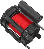 HAWILLOSCH Crowd Caution Belt Retractable Barrier for Safety Stylish Line Divider Easy Setup