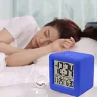 Led Clock Compact Long-lasting Mini Kids Alarm Led Clock Silicon Cover