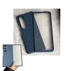 Carbon Fiber Texture Case with Screen Protector for Samsung Galaxy Z Fold 6/5/4
