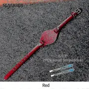 8mm Genuine Leather Watch Strap For Fossil Es3060 Es3565 Es2830 3077 3262 3060 4176 4119 Soft Cowhide Women Small Band Bracelet-yky xi Red
