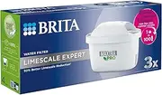 BRITA MAXTRA PRO Limescale Expert Water Filter Cartridge 3 Pack (New) - Original BRITA Refill for Ultimate Appliance Protection, reducing impurities, Chlorine and Metals (Package May Vary)