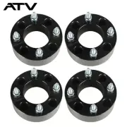 For Honda Yamaha Suzuki 2 inch Wheel Spacers 4/110 ATV 10x1.25 Studs 74mm Black