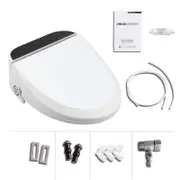 OZNALA Electric Toilet Seat Bidet Cover Massage Mode Smart Washlet Heated Water Clean