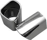 Muffler Tail Throat Car Accessories Exhaust Tip Stainless Steel Auto Exhaust Pipe Tip Car Tail Pipe Fit For VOLVO XC60 V60 S60 XC90 Muffler exhaust tip