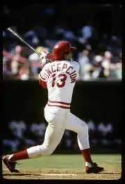 Shortstop Dave Concepcion Of The Cincinnati Reds Baseball 1980s Photo 6