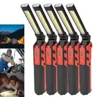 USB Rechargeable COB LED Work Light Inspection Hand Torch Flashlight Magnetic AU