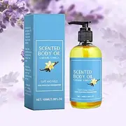 Caramel Vanilla Body Oil, Fragrances Body Oil Caramel Vanilla, Firming Skin Long Lasting Hydration for All Skin (1pc)